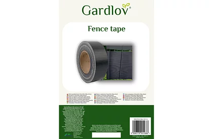 Taśma cieniująca na płot antracytowa panelowa 450 g/m2 - 4,75 cm × 35 m