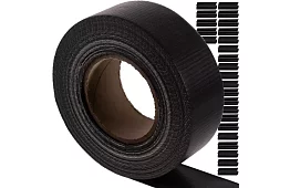 Taśma cieniująca na płot antracytowa panelowa 450 g/m2 - 4,75 cm × 35 m