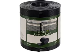 Taśma cieniująca na płot antracyt - panelowa 700 g/m2 - 19 cm × 26 m