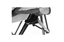 Skladane krzesło wędkarskie – szare krzesło kempingowe