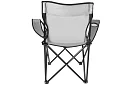 Skladane krzesło wędkarskie – szare krzesło kempingowe