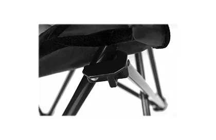 Skladane krzesło wędkarskie – czarne krzesło kempingowe