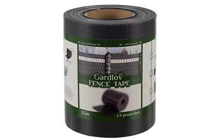 Taśma cieniująca na płot antracyt – panelowa 450 g/m2 + klipsy