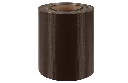 Taśma zaciemniająca na płot brązowa – panelowa 450 g/m2 + klipsy