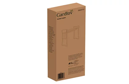 Składany ogródowy stołek 3w1 – stołek, ławka i organizer z narzędziami