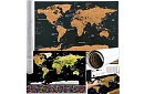 Mapa zdrapka z flagami – Scratch Map the World + akcesoria