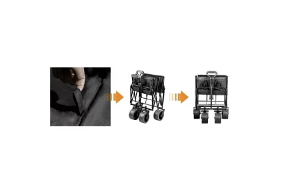 Skladany wózek transportowy na plażę - do 100kg