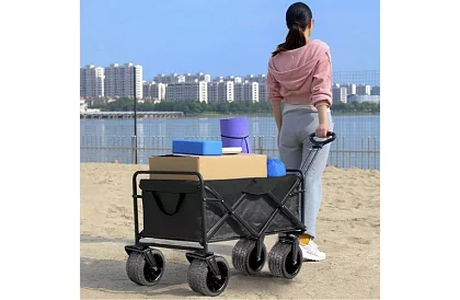 Skladany wózek transportowy na plażę - do 100kg