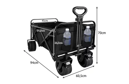 Skladany wózek transportowy na plażę - do 100kg