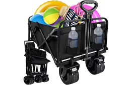 Skladany wózek transportowy na plażę - do 100kg