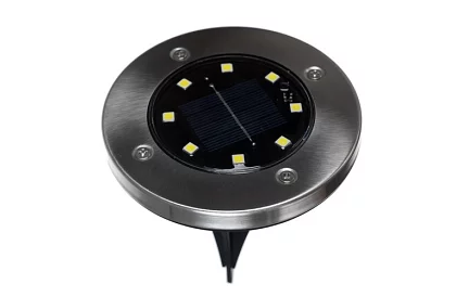 Oświetlenie ogrodowe solarne Dyski - 12 sztuk