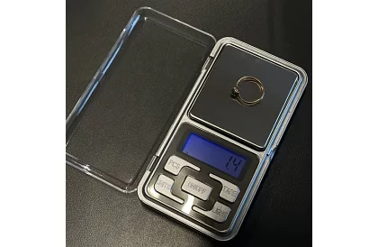 Waga kieszonkowa cyfrowa do biżuterii – 0,01 g do 500 g