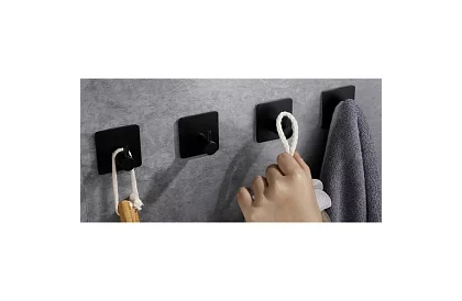 Wieszak łazienkowy samoprzylepny – zestaw 4 szt.