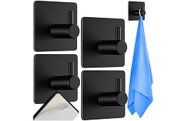 Wieszak łazienkowy samoprzylepny – zestaw 4 szt.