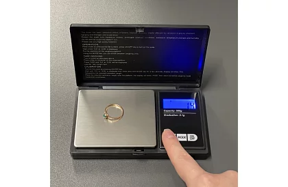 Waga z podświetlanym wyświetlaczem do biżuterii 0,1 g do 500 g