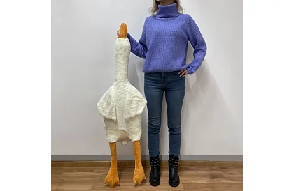 Duża pluszowa gęś – 130 cm