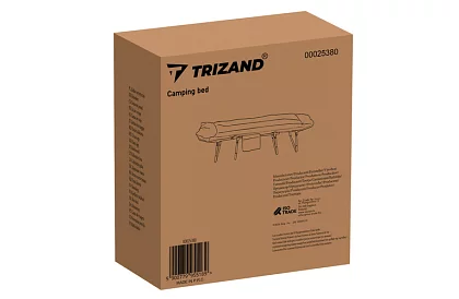 Łóżko kempingowe składane z materacem – nośność 150 kg