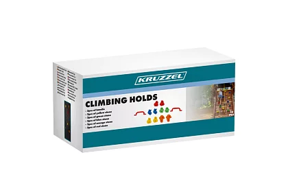 Chwyty wspinaczkowe – zestaw wspinaczkowy dla dzieci 10 kamieni + 2 uchwyty