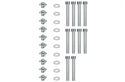 Chwyty wspinaczkowe – zestaw wspinaczkowy dla dzieci 10 kamieni + 2 uchwyty