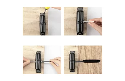 Zamykacz drzwi sprężynowy z regulowaną siłą ciągu