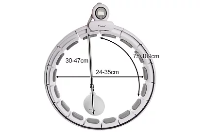 Pierścienie do masażu z licznikiem – fitness Hula Hoop