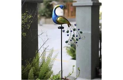 Zewnętrzna lampa solarna – Paw