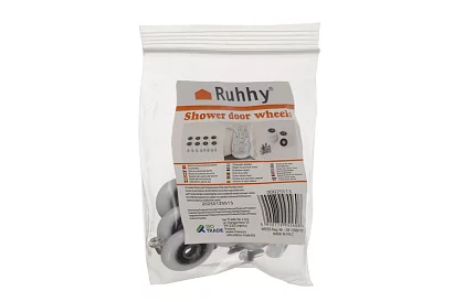 Kółka do drzwi przesuwnych kabin prysznicowych 23 x 6 mm – 8 szt.