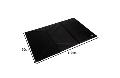 Podkład chłodzący żelowy czarny - 110 x 70 cm