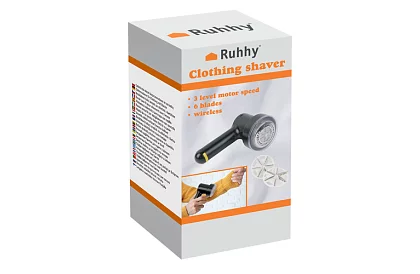 Maszynka do usuwania kłaczków - 3 prędkości + 4 nasadki