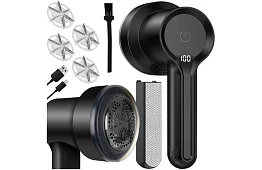 Maszynka do usuwania kłaczków - 3 prędkości + 4 nasadki