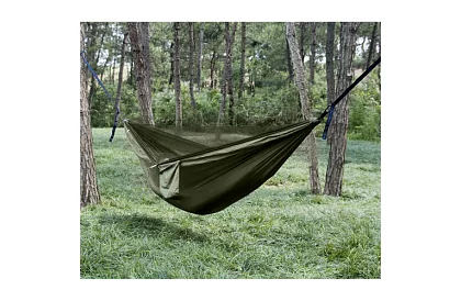 Hamak turystyczny z moskitierą dla dwóch osób – nośność 250 kg