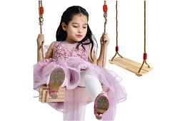 Huśtawka dziecięca na linach