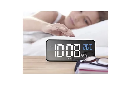 LED zegary z budzikiem - clapping clock