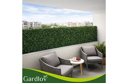 Panel ogrodzeniowy 60 × 40 cm – sztuczny bukszpan