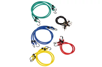 Upinające gumy z hakami – 12 sztuk w zestawie