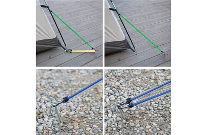 Upinające gumy z hakami – 12 sztuk w zestawie