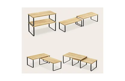 Półki bambusowe 2 szt. – organizer