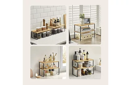 Półki bambusowe 2 szt. – organizer