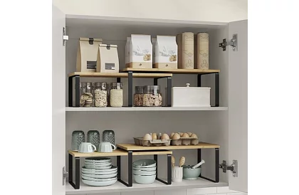 Półki bambusowe 2 szt. – organizer