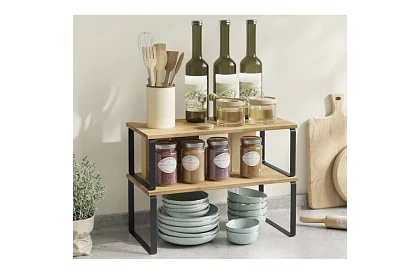 Półki bambusowe 2 szt. – organizer