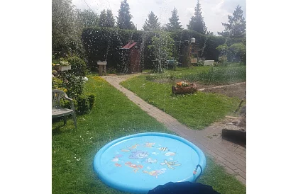 Dziecięcy brodzik z fontanną