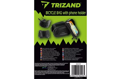 Wodoodporna torba na rower z uchwytem na telefon