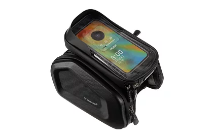 Wodoodporna torba na rower z uchwytem na telefon