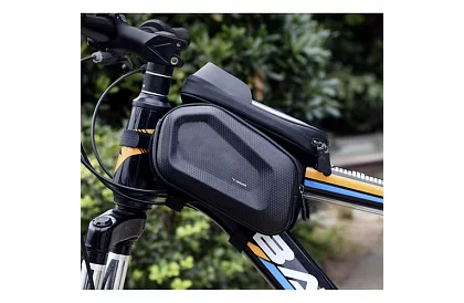 Wodoodporna torba na rower z uchwytem na telefon
