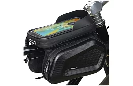 Wodoodporna torba na rower z uchwytem na telefon