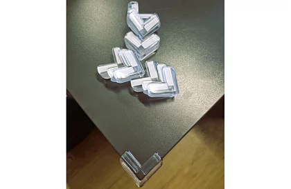 Silikonowa ochrona rogów mebli - zestaw 12 sztuk