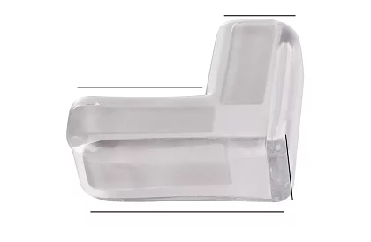 Silikonowa ochrona rogów mebli - zestaw 12 sztuk