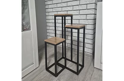 Stolik kwiatowy - 3 poziomowy