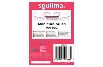 Szczoteczki do paznokci 100 sztuk – usuwanie pyłu po pilowaniu