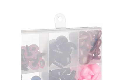 Oczy i nosy dla pluszaków – zestaw 560 sztuk + etui